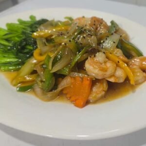 Camarones con hoja mostaza - Image 2